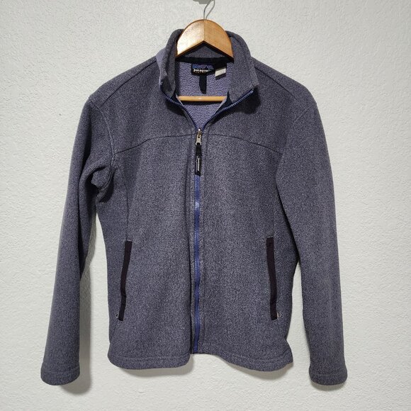VTG Vintage Women's Patagonia Synchilla Fleece Zip-up Jacket Medium Made In USA - Picture 1 of 9